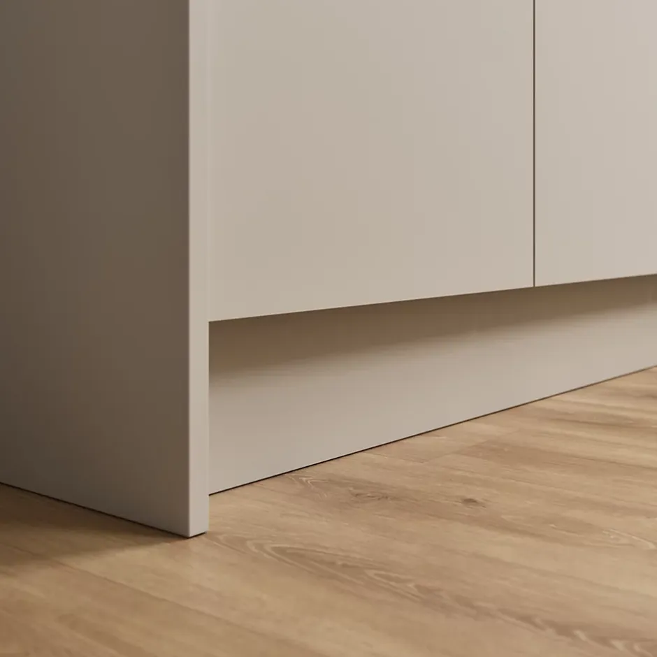 Plinthe de cuisine Elcot beige sable H.15 x l.240 x ép.1,6 cm-GoodHome Online