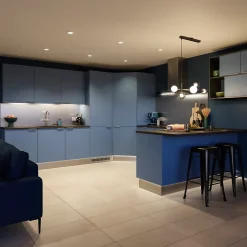 GoodHome Plinthe de cuisine Cisely Argent H. 15 cm x l. 2.4 m x Ep. 16 mm