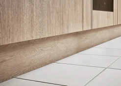 Plinthe de cuisine Chia chêne clair H. 15 cm x l. 2.4 m x Ep. 16 mm-GoodHome Discount