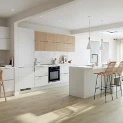 Plinthe de cuisine Chia chêne clair H. 15 cm x l. 2.4 m x Ep. 16 mm-GoodHome Discount