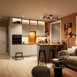 Plinthe de cuisine Stevia gris mat H. 15 x l. 240 x Ep. 1,6 cm-GoodHome Clearance