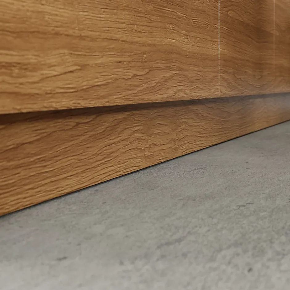 Plinthe de cuisine Chia chêne fumé H. 15 cm x l. 2.4 m x Ep. 16 mm-GoodHome Best