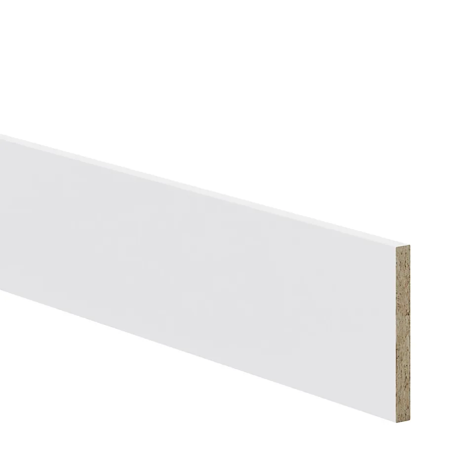 Plinthe de cuisine Garcinia gris clair brillant H. 15 cm x l. 2.4 m x Ep. 16 mm-GoodHome Online