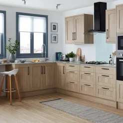 GoodHome Plinthe de cuisine Alpinia chêne H. 15 cm x l. 2.4 m x Ep. 16 mm