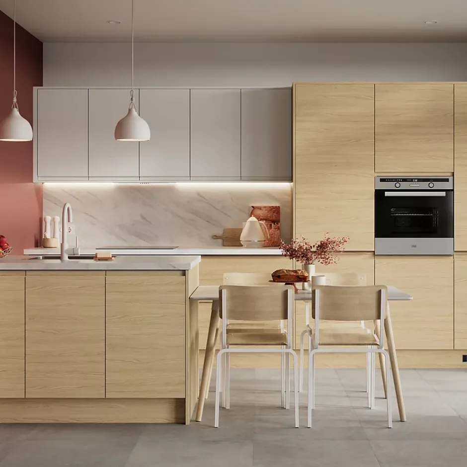 Plinthe de cuisine GoodHome Garcinia blanc mat H. 15 cm x l. 2,4 m x Ép. 16mm