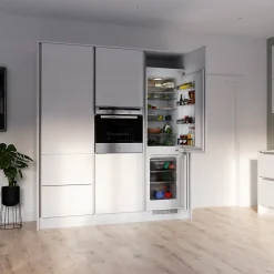 Plinthe de cuisine Stevia et Garcinia Blanc H. 15 cm x l. 2.4 m x Ep. 16 mm-GoodHome New