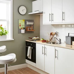 Plinthe de cuisine Balsamita Blanc H. 15 cm x l. 2.4 m x Ep. 16 mm-GoodHome