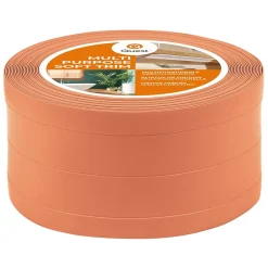 Quest Plinthe de finition W3 en PVC 4,en,1 95 mm, baguette autocollante, masquante, plinthe souple pour sol et mur, brique, 25 m