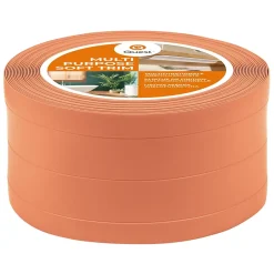Quest Plinthe de finition W3 en PVC 4,en,1 95 mm, baguette autocollante, masquante, plinthe souple pour sol et mur, brique, 25 m