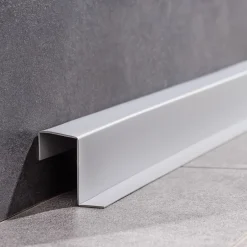 Plinthe de finition W2 en PVC 4,en,1 120 mm, baguette autocollante, masquante, plinthe souple pour sol et mur, bronze, 25 m-Quest