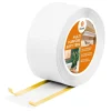 Quest Plinthe de finition W3 en PVC 4,en,1 120 mm, baguette autocollante, masquante, plinthe souple pour sol et mur, blanc, 20 m