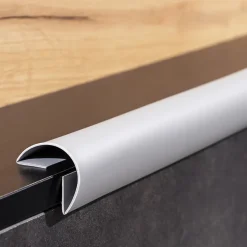 Plinthe de finition W1 en PVC 6,en,1 95 mm, baguette autocollante, masquante, plinthe souple pour sol et mur, blanc, 5 m-Quest Online