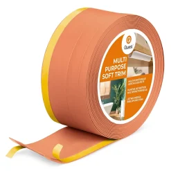 Plinthe de finition W2 en PVC 4,en,1 120 mm, baguette autocollante, masquante, plinthe souple pour sol et mur, brique, 5 m-Quest Online