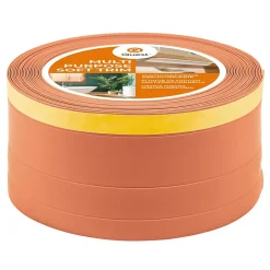 Plinthe de finition W2 en PVC 4,en,1 120 mm, baguette autocollante, masquante, plinthe souple pour sol et mur, brique, 5 m-Quest Online