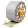Quest Plinthe de finition W1 en PVC 6,en,1 120 mm, baguette autocollante, masquante, plinthe souple pour sol et mur, gris, 15 m