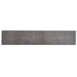 GoodHome Plinthe en carrelage anthracite effet béton L.61,5 x l.8 cm x ép.7,4 mm, Konkrete