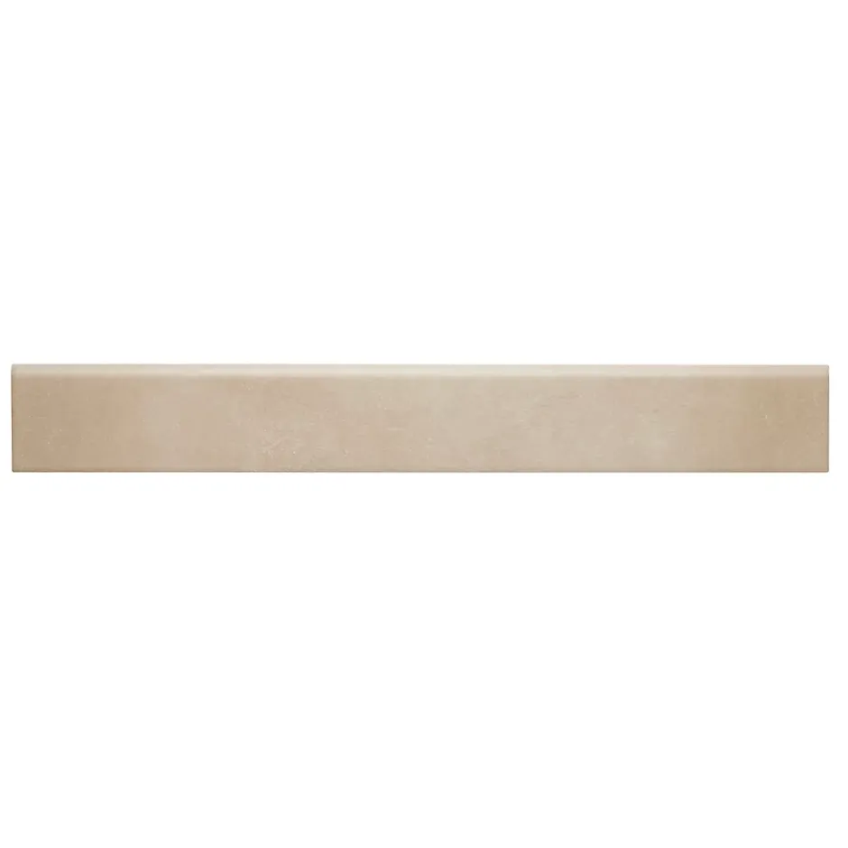 GoodHome Plinthe en carrelage beige mat L.60 x l.8 cm x ép.10 mm, Smooth