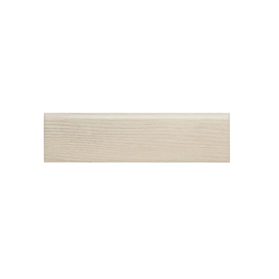 Plinthe en carrelage beige effet bois L.30 x l.7,5 cm x ép.8,7 mm, Norwegio- Online