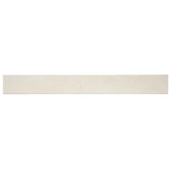 GoodHome Plinthe en carrelage effet pierre beige taupe L.61,5 x l.7,5 cm x ép.9 mm, Soft Lime Stone