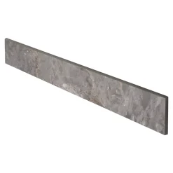 GoodHome Plinthe en carrelage effet pierre gris mat L.60 x l.8 cm x ép.8,4 mm, Zerlina