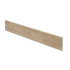 Plinthe en carrelage effet bois brut naturel L.60 x l.8 cm x ép.9 mm, Rustic Wood-GoodHome Sale
