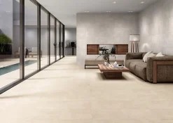 Plinthe en carrelage effet pierre gris clair mat L. 45 x l.7,5 cm x ép. 8,5mm Rodas Skirting- Best