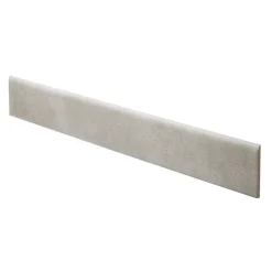 GoodHome Plinthe en carrelage gris mat L.60 x l.8 cm x ép.10 mm, Smooth