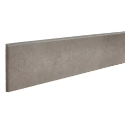 Plinthe en carrelage gris effet béton L.61,5 x l.8 cm x ép.7,4 mm, Konkrete-GoodHome Clearance