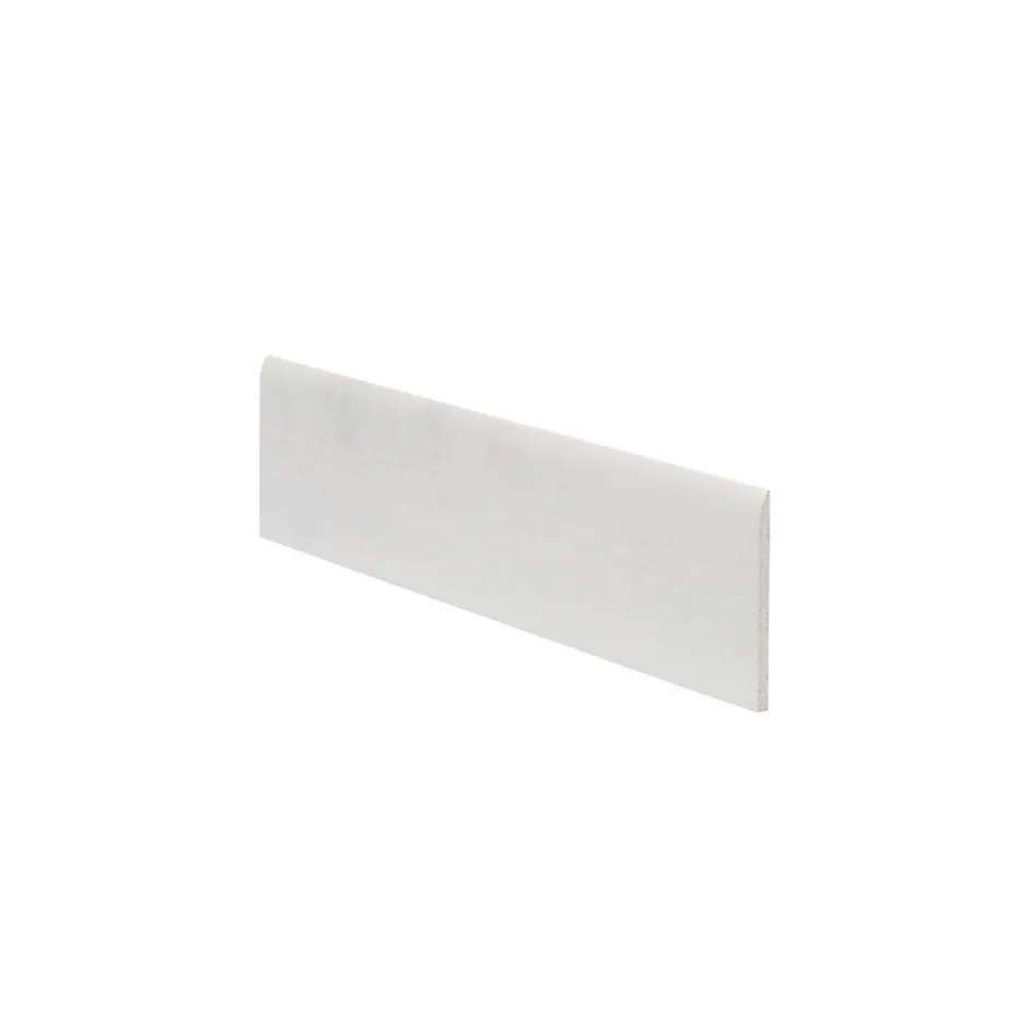 Plinthe en carrelage gris clair effet bois L.30 x l.7,5 cm x ép.8,7 mm, Norwegio