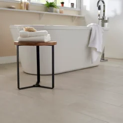 Plinthe en carrelage ivoire effet pierre L.60 x l.8 cm x ép.8 mm, Soft Travertin-GoodHome Sale