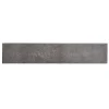 Plinthe en grès porcelainé effet béton anthracite L.40 x l.7 cm x ép.7,4 mm, Konkrete-GoodHome