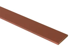 Plinthe en MDF arrondie Ninna couleur terracotta 10X70mm L.2,44m