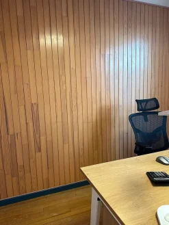 Plinthe en MDF arrondie Ninna couleur bleue 10X70mm L.2,44m- Outlet