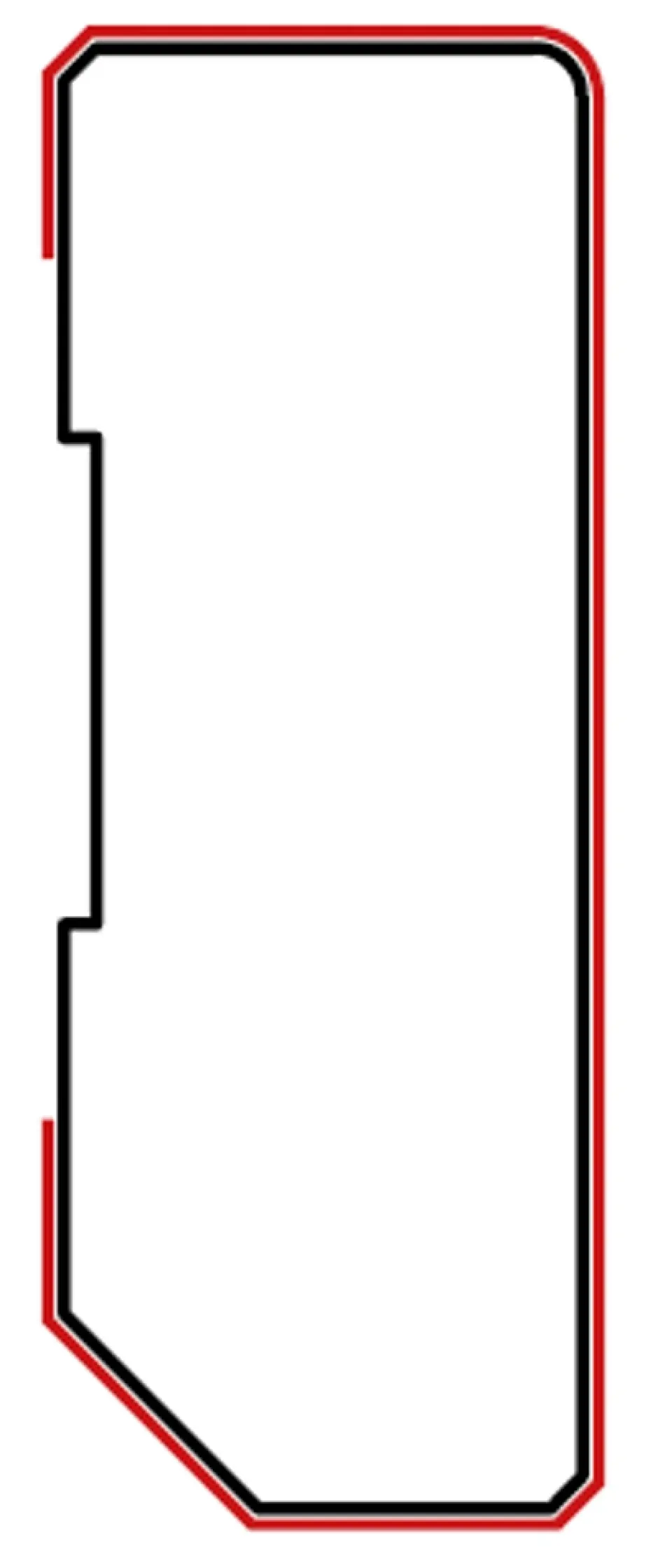 Plinthe en MDF massif hydrofuge noir satiné 2200 x 45 x 16 mm WAVY-Hardwarexchange Hot