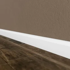 Tecnoprofils Plinthe MDF 2 m - Blanc - Lot de 5 - 60 x 14 mm