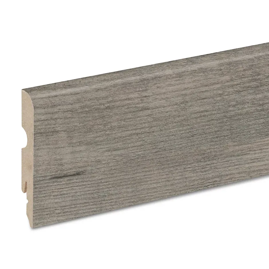 Plinthe MDF 220 x 8 cm Décor 75 chêne gris (vendue à la pièce)-GoodHome Hot