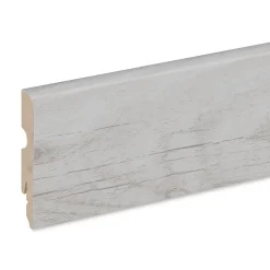 GoodHome Plinthe MDF 220 x 8 cm Décor 35 blanc (vendue à la pièce)