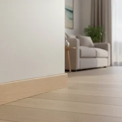 Plinthe MDF 220 x 8 cm décor 130 chêne (vendue à la pièce)-GoodHome