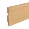 Plinthe MDF arrondie, effet chêne , décor 10, H.8 cm x L. 220 cm x ép.13 mm (vendue à la pièce)-GoodHome Clearance