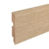 Plinthe MDF arrondie, effet chêne , décor 11, H.8 cm x L.220 cm x ép.13 mm ( vendue à la pièce)-GoodHome Clearance