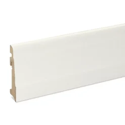 GoodHome Plinthe MDF Blanc art déco 220 x 10 cm Décor 10 (vendue à la pièce)
