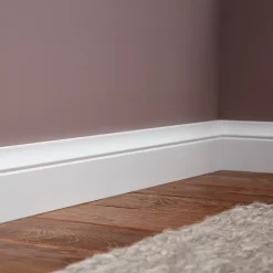 Plinthe MDF Blanc 220 x 10 cm Décor 10 (vendue à la pièce)-GoodHome Hot