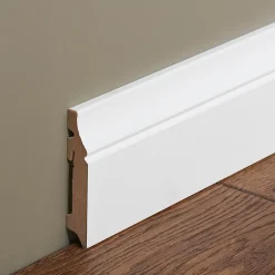 Plinthe MDF Blanc 220 x 10 cm Décor 10 (vendue à la pièce)-GoodHome Hot