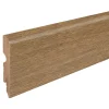 GoodHome Plinthe MDF, effet chêne brun , décor 175, H.8 cm x L.220 cm, résistant à l'eau (vendue à la pièce)