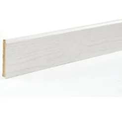 Plinthe MDF frêne blanc L.220 x l.7 x ep. 1 cm- Best
