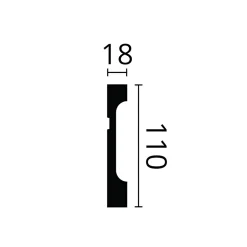 Noel & Marquet Plinthe NMC WALLSTYL FD11 Profil de décoration