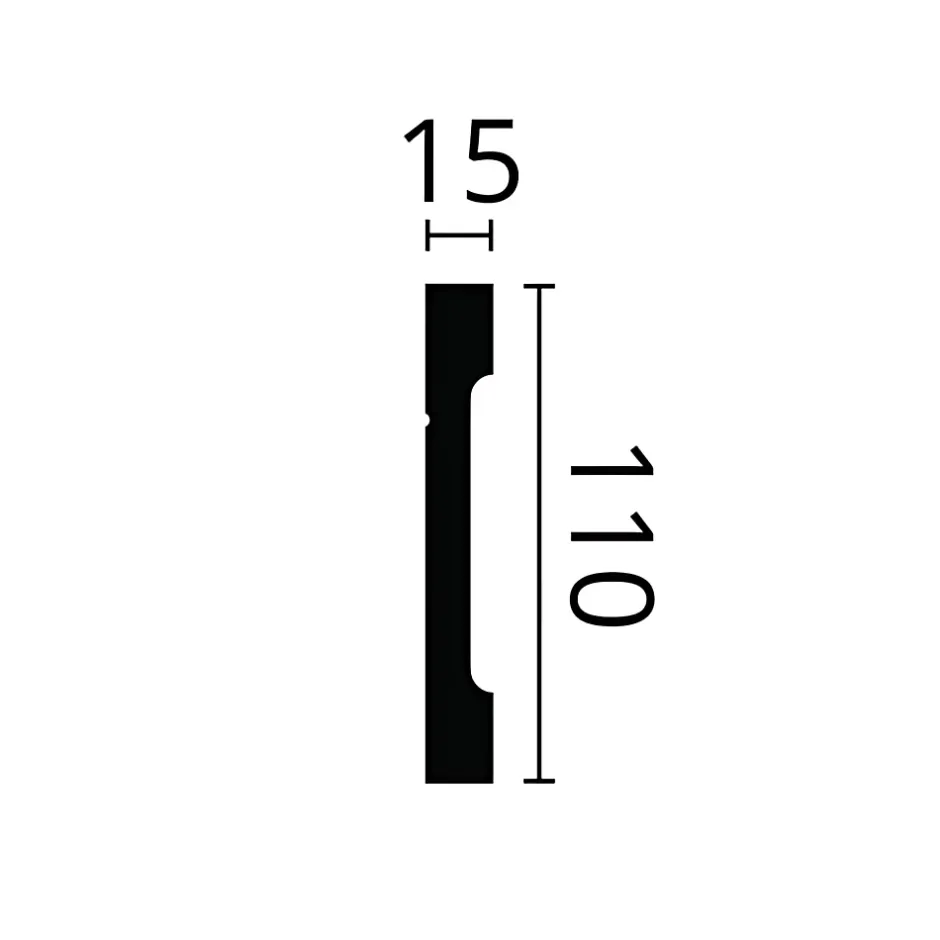 Plinthe NMC WALLSTYL FD2 Profil de décoration-Noel & Marquet Discount