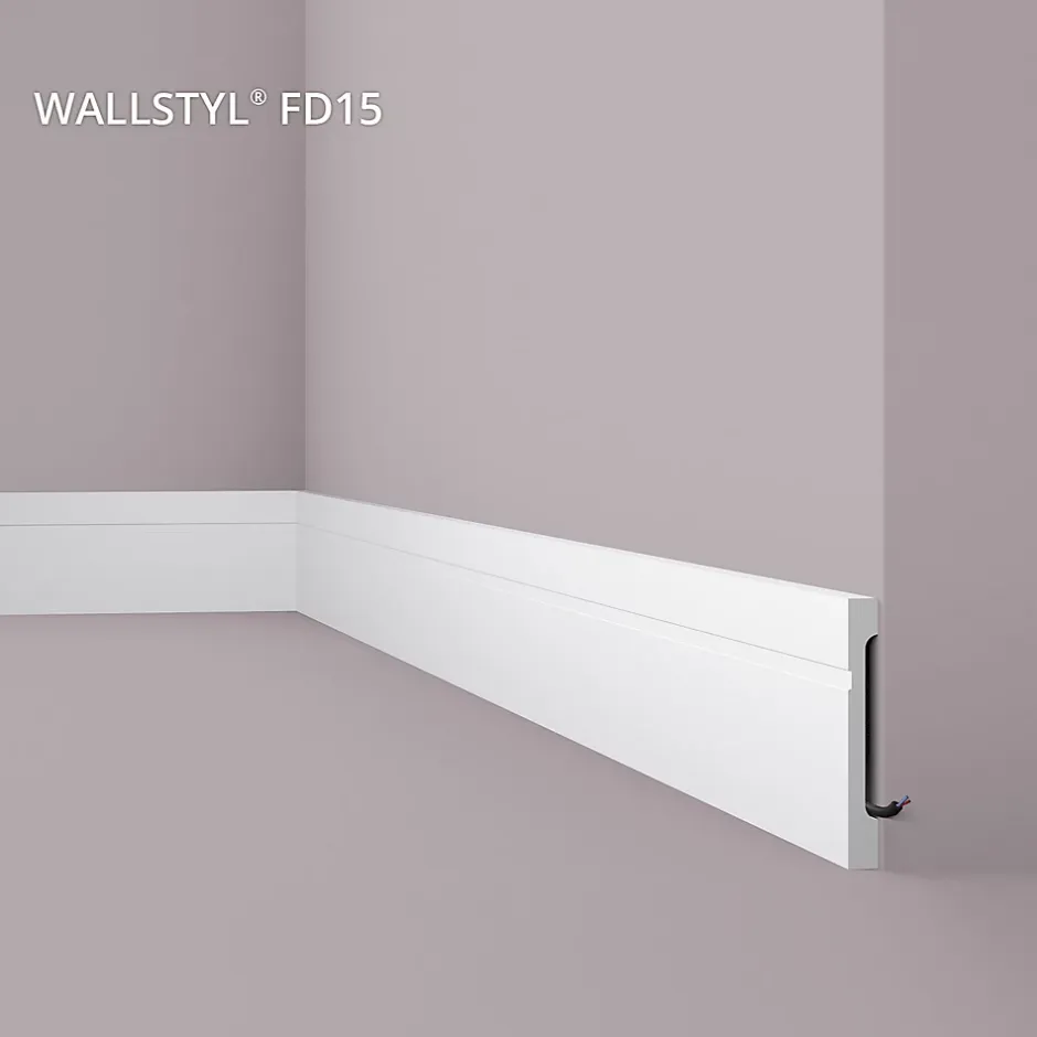Plinthe NMC WALLSTYL FD15 Profil de décoration-Noel & Marquet Outlet