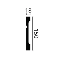 Plinthe NMC WALLSTYL FD15 Profil de décoration-Noel & Marquet Outlet