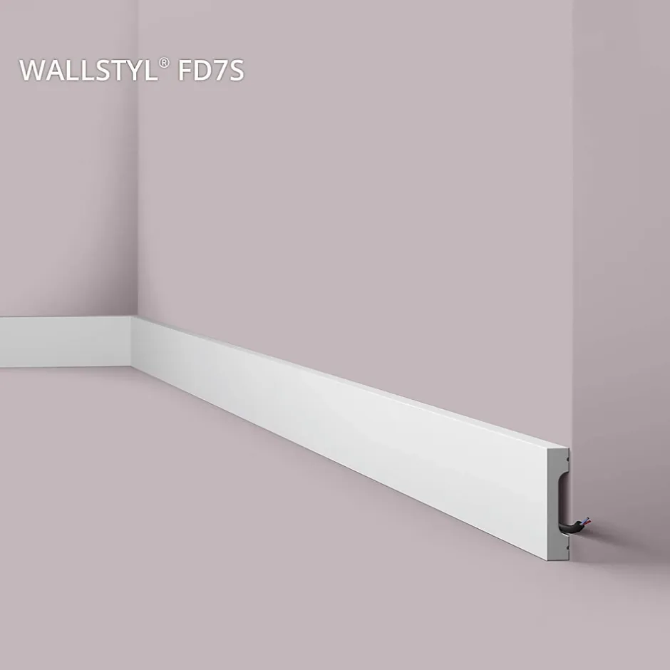 Plinthe NMC WALLSTYL FD7S Moulure décorative Moulure en stuc-Noel & Marquet Clearance